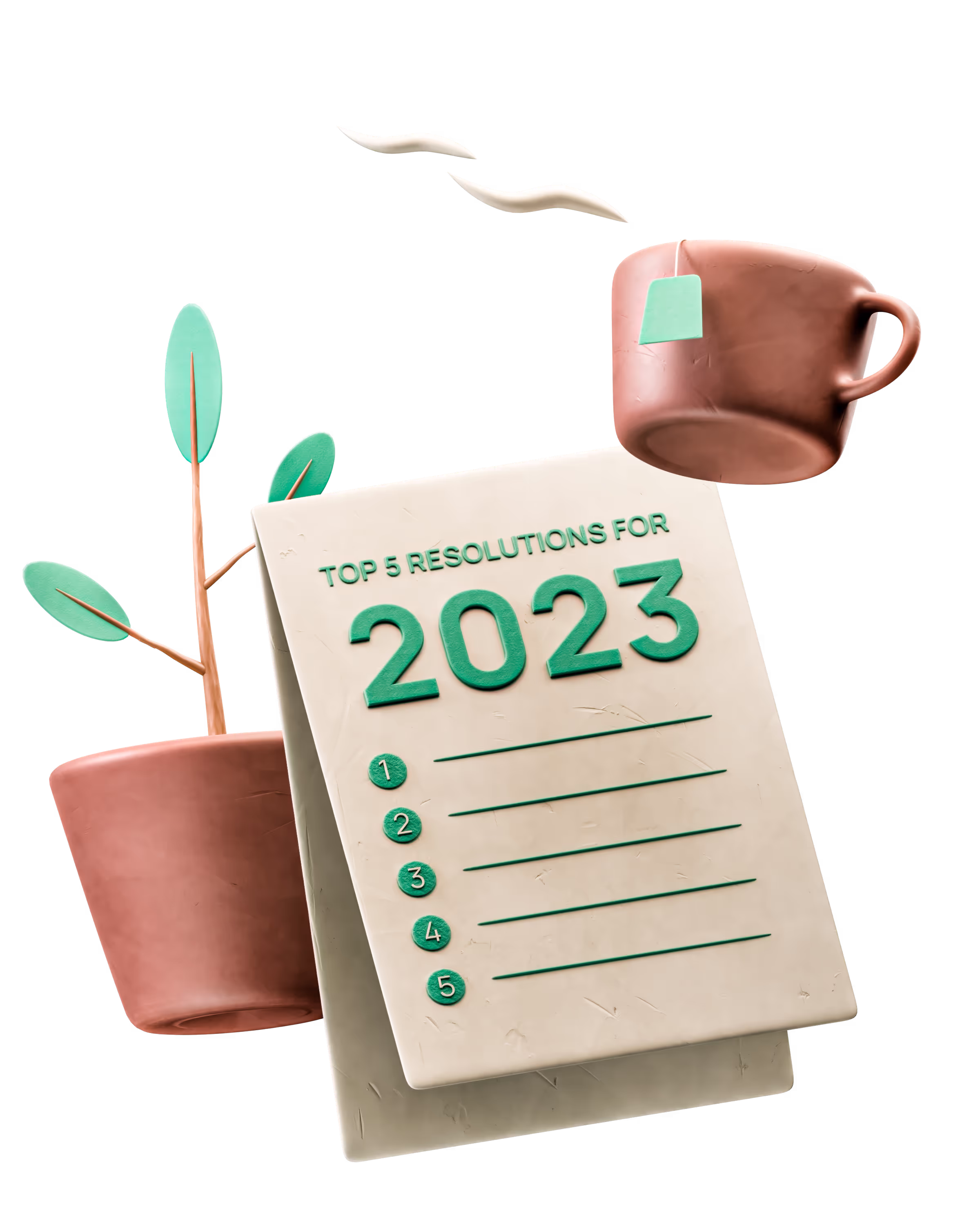 2023 year resolution — illustration by Tone Segurado